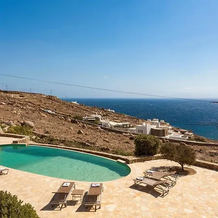 Elegant Seaside Villa, Great Views, Infinity Pool, Lia, Mykonos Mykonos Town